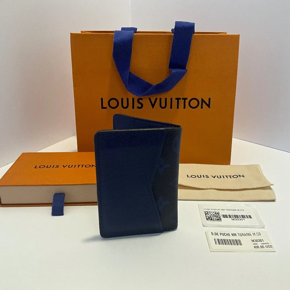 Louis Vuitton M30301 Monogram Pocket Organizer - Blue - Picture 2 of 6